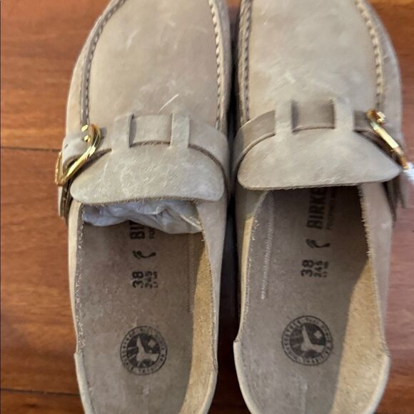 NWT Birkenstock Buckley Style Oiled Leather in Light Tobacco - Picture 8 of 10